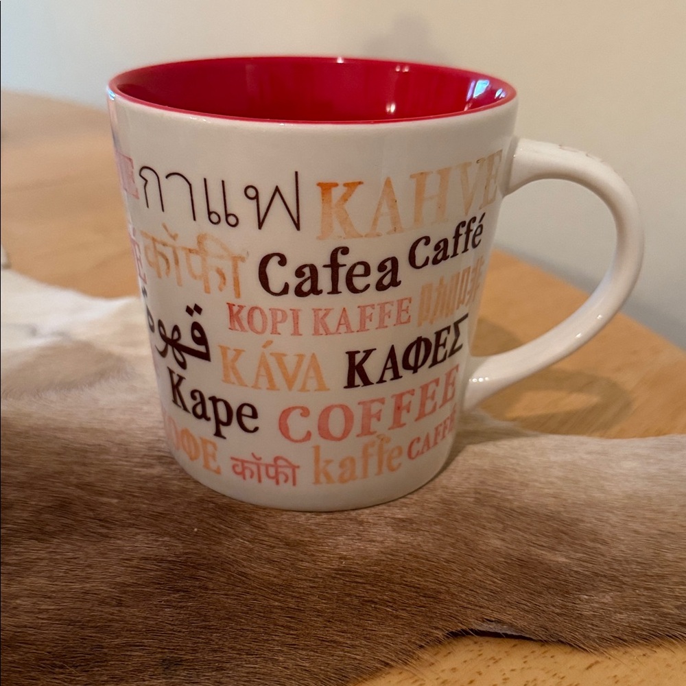 Starbucks 2008 International Languages Coffee Tea Mug